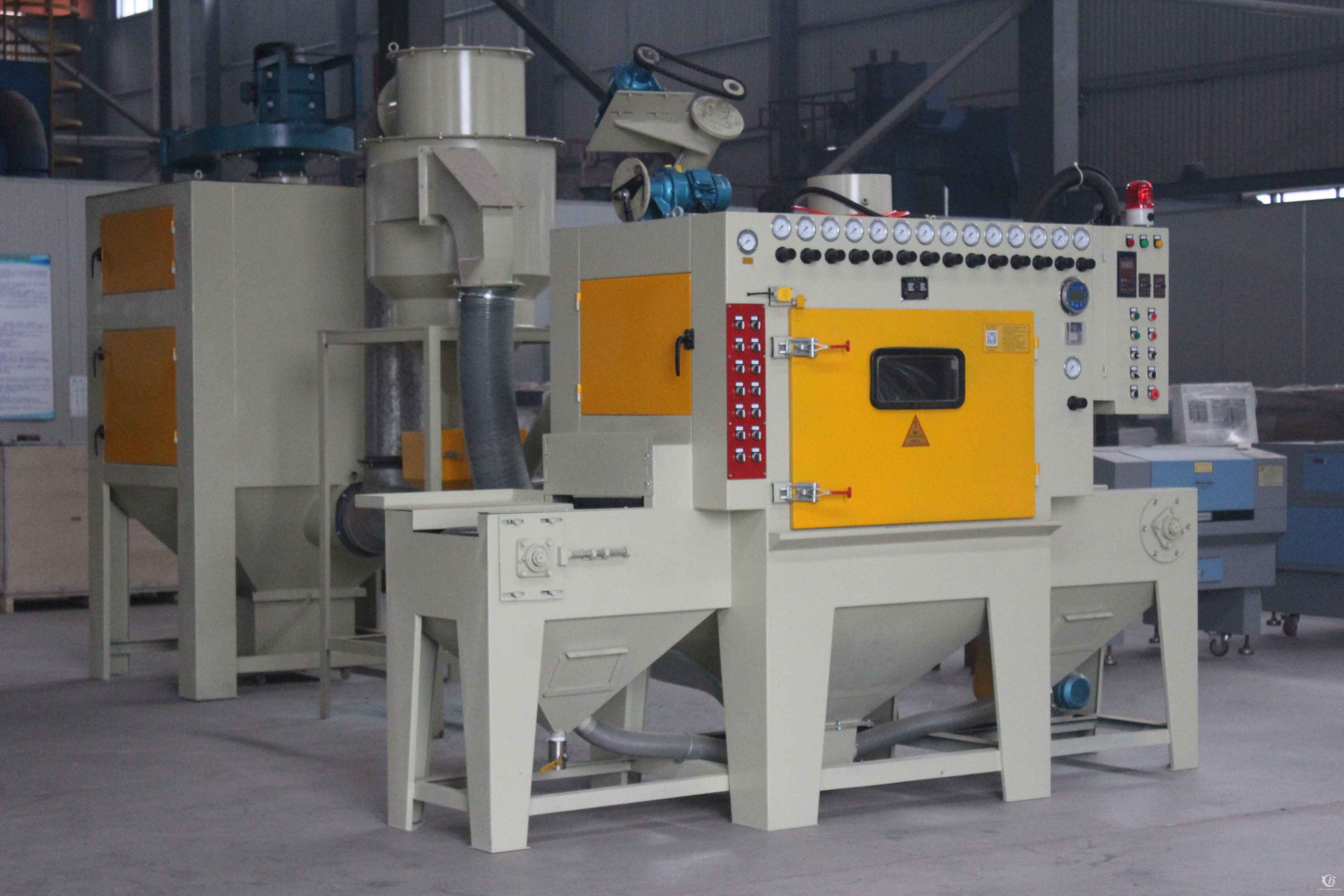 硅片機，履帶式自動噴砂機